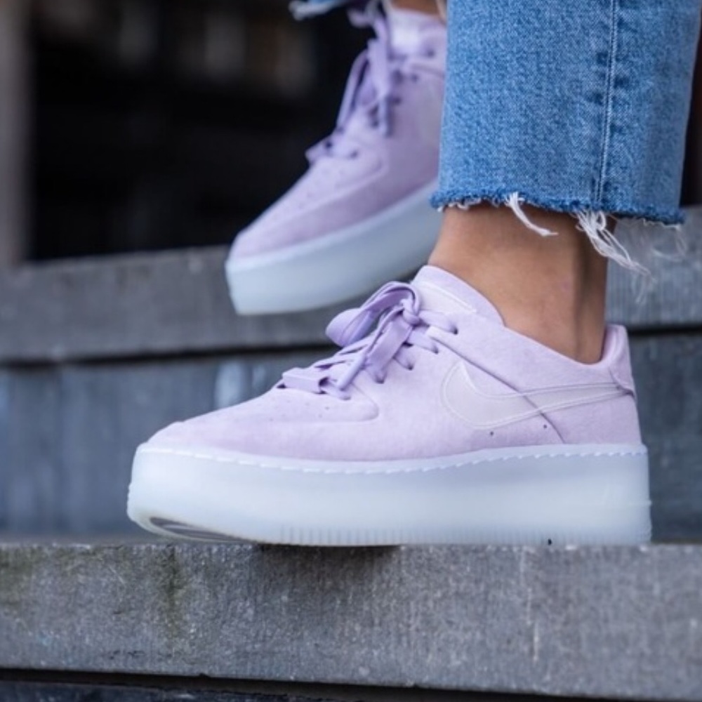 ‼️sold‼️Rare Nike Air Force 1 Sage Lilac 8.5W - Picture 3 of 8
